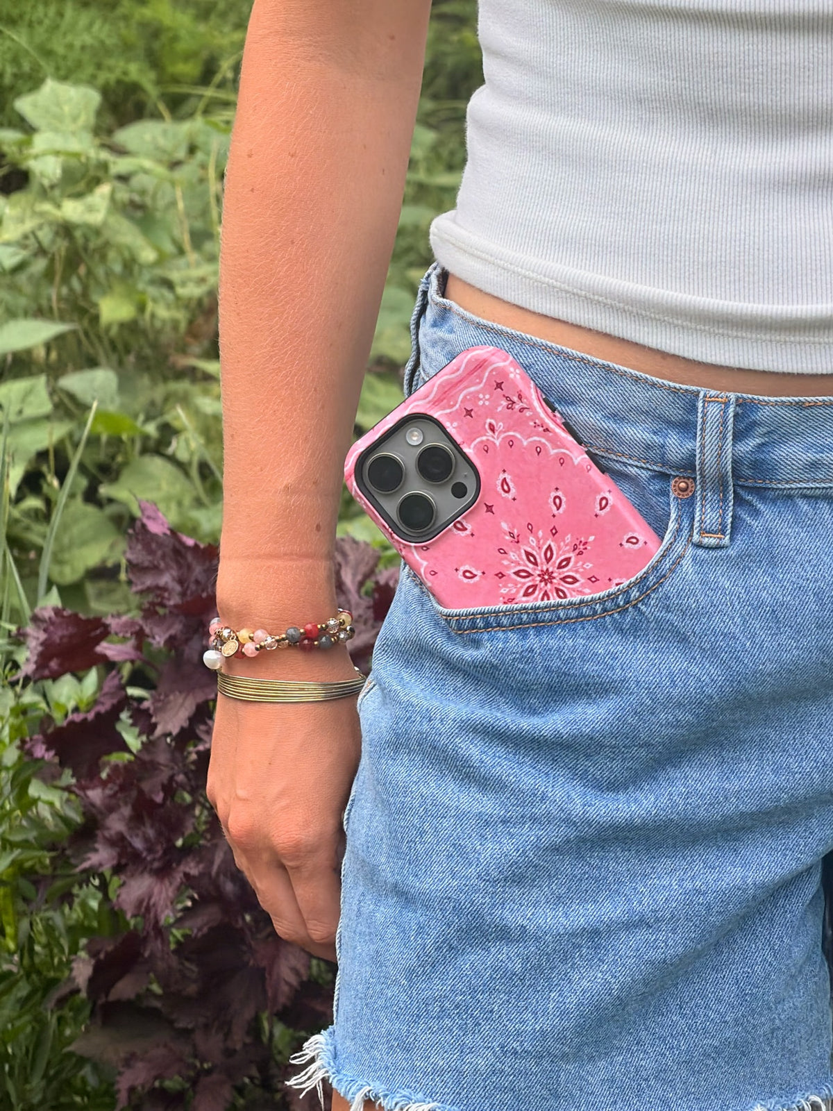 Strawberry Jam Bandana Phone Case