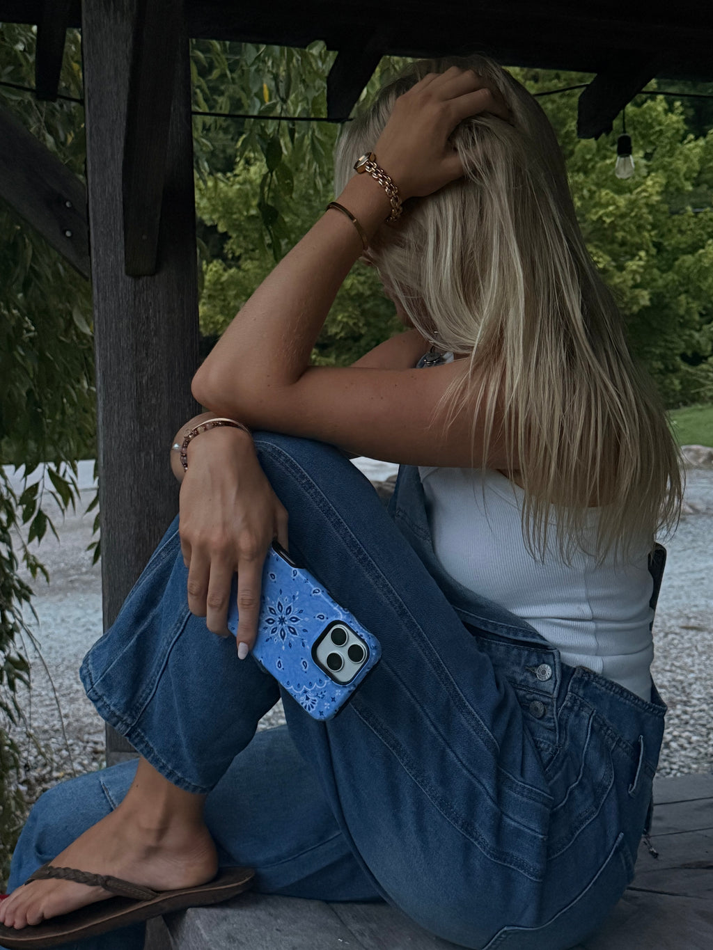 Blueberry Bandana Phone Case