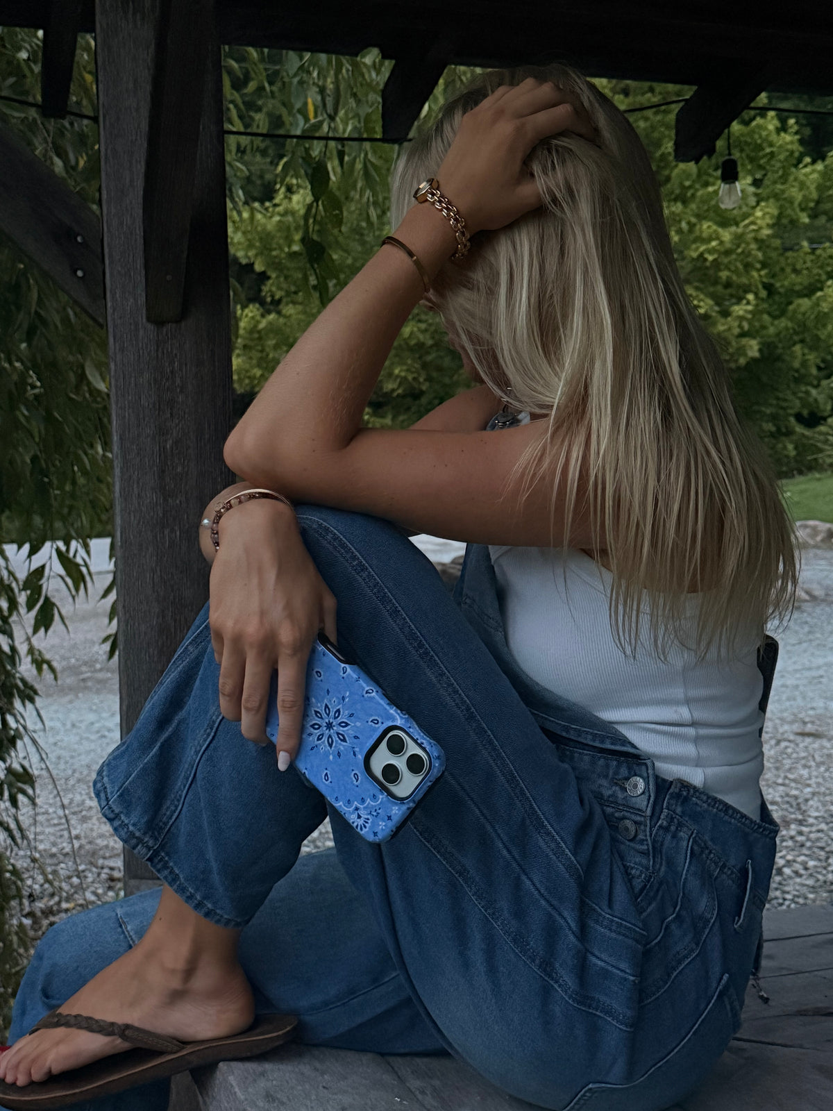 Blueberry Bandana Phone Case