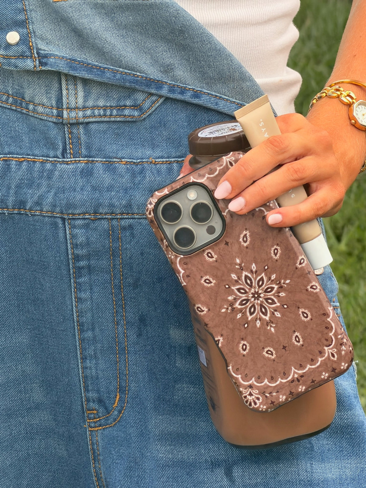 Chocolate Milk Bandana Phone Case