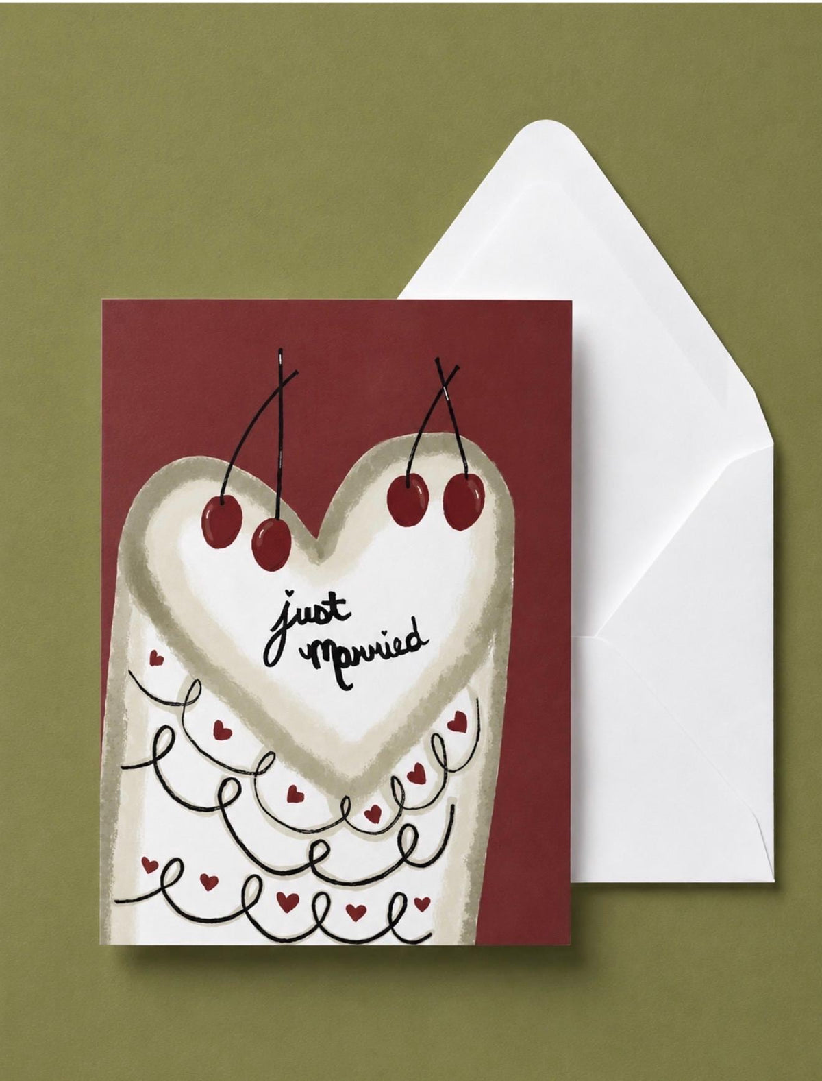 Just Married Wedding Card