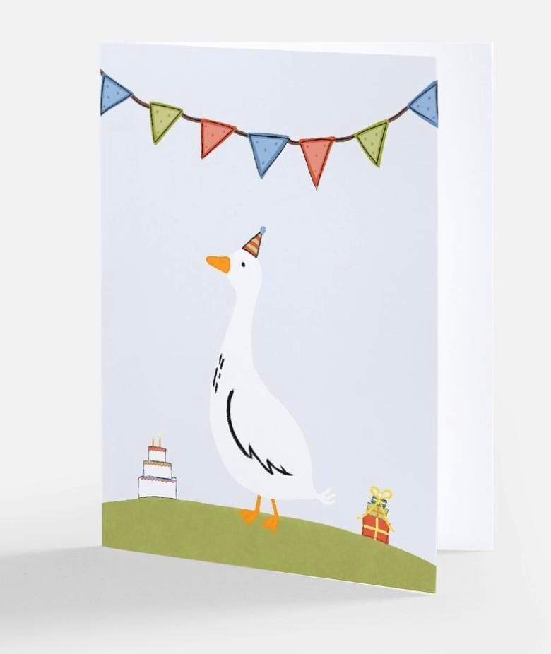 Silly Goose Birthday Card