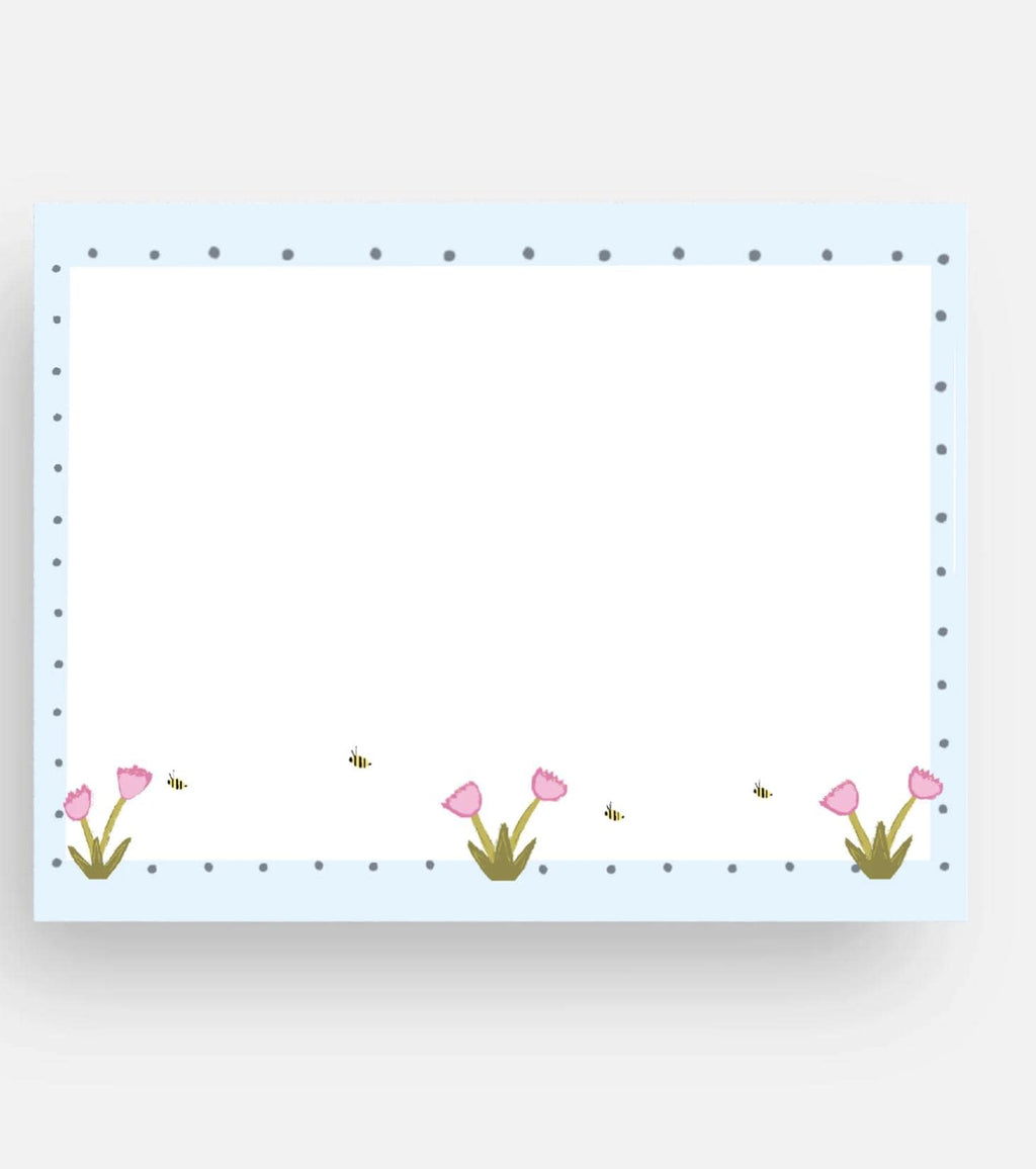 Pink Tulip Thank You Card