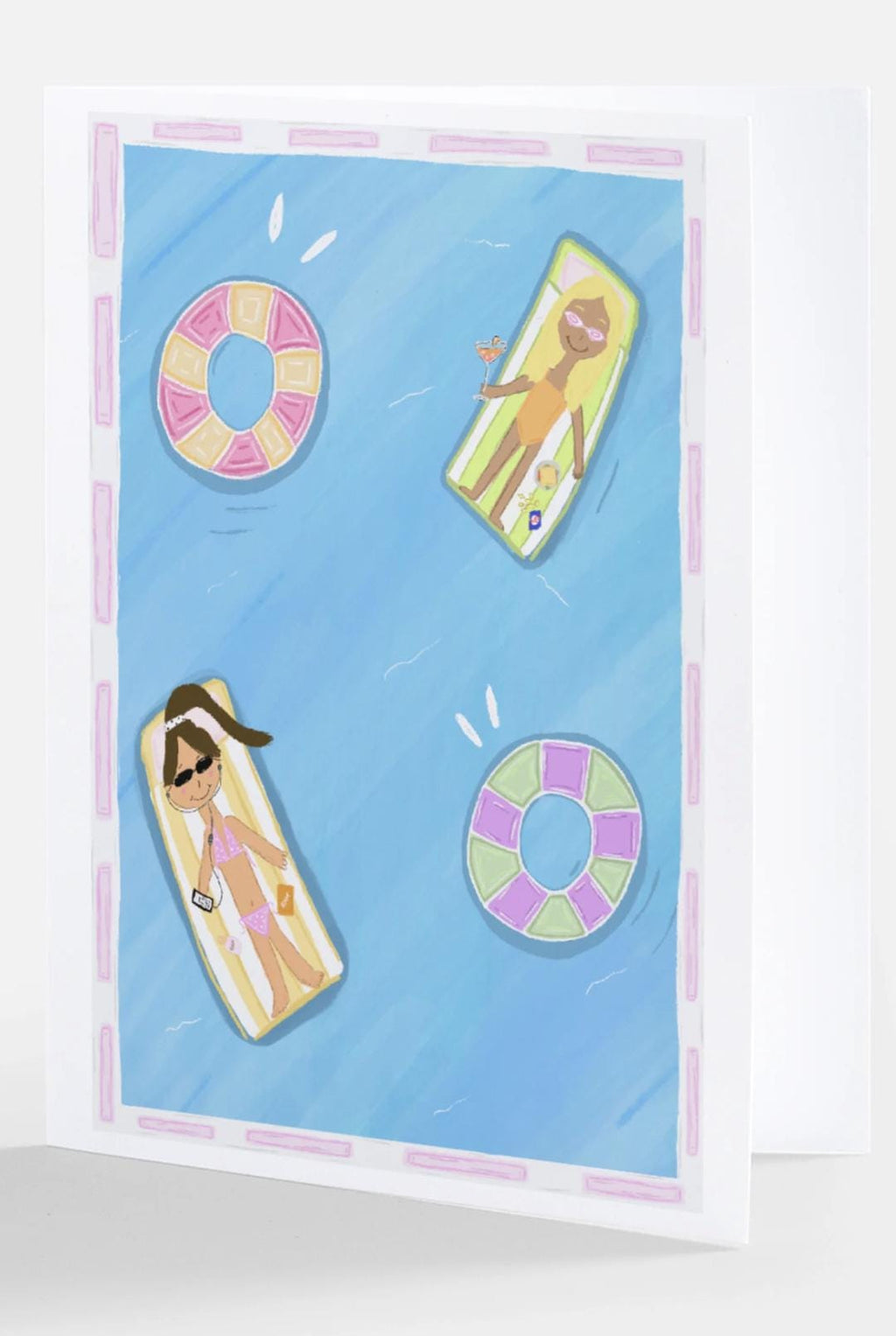 Pool Day Greeting Card