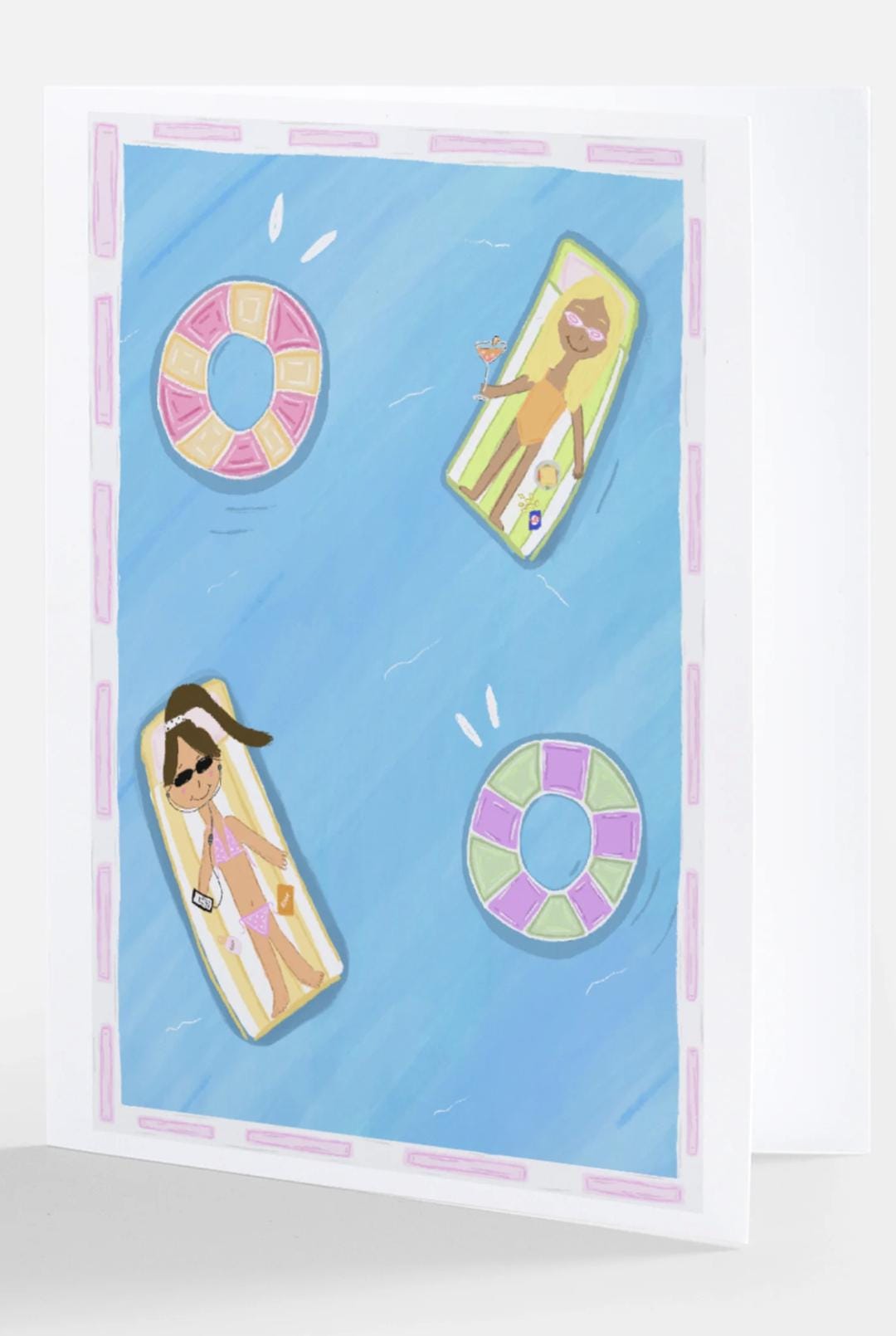 Pool Day Greeting Card